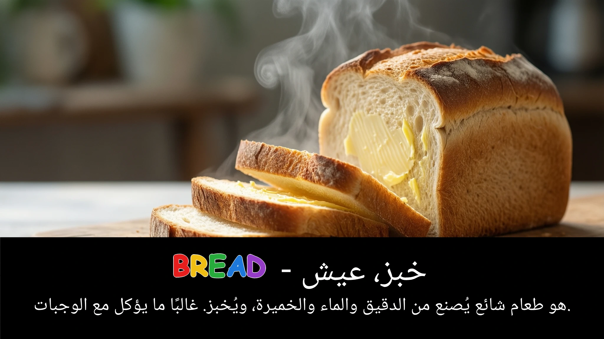 Arabic Illustration for bread